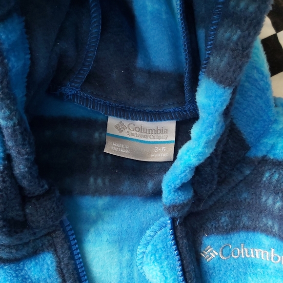 Columbia Fleece Suit 3-6m - Picture 3 of 3